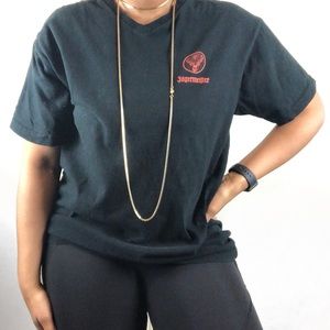 Jagermeister • Black/Orange V-neck T-shirt.